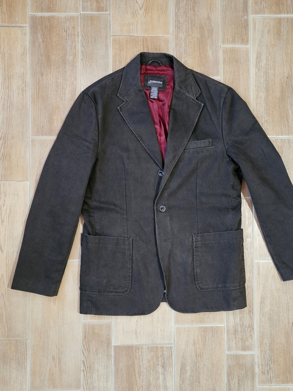 St. John's Bay 3-button Casual Blazer, Men's Medium Olive Brown